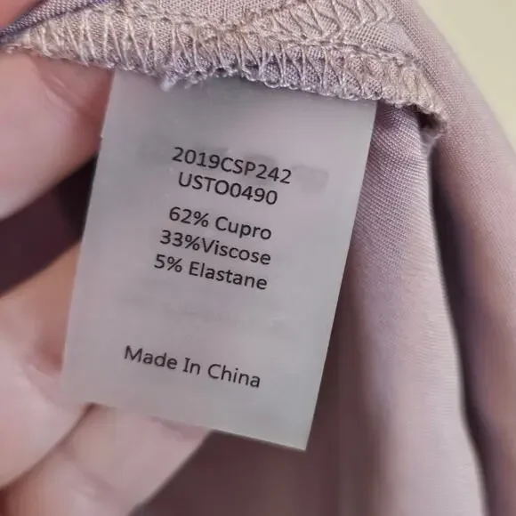 Universal Standard Eros Shirred Neck Top Short Sleeve Blouse Elderberry Size 0 - Picture 8 of 11